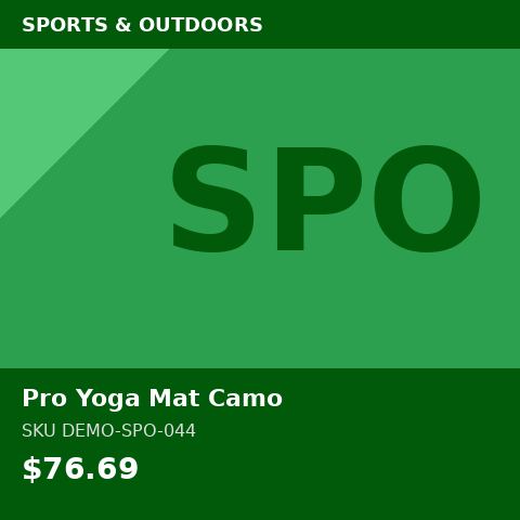 Pro Yoga Mat Camo