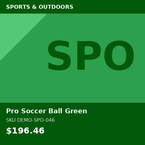 Pro Soccer Ball Green
