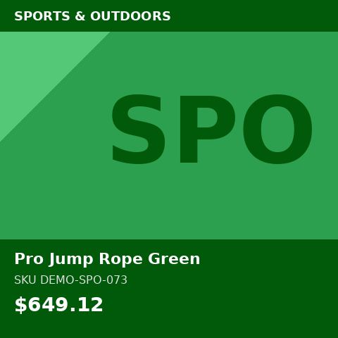 Pro Jump Rope Green