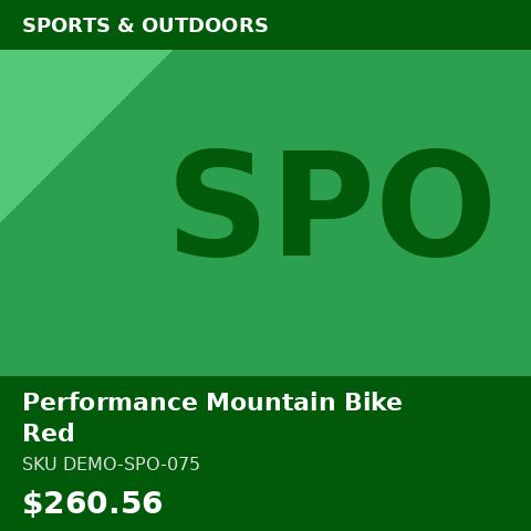 Performance Mountain Bike Red