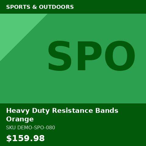 Heavy Duty Resistance Bands Orange