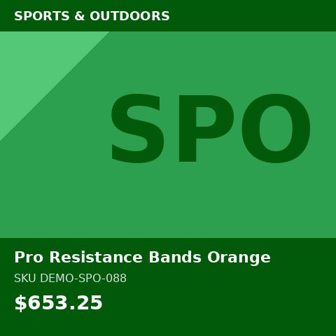 [DEMO-SPO-088] Pro Resistance Bands Orange