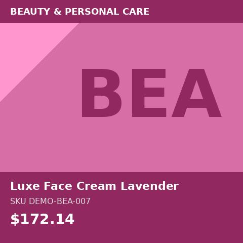 Luxe Face Cream Lavender