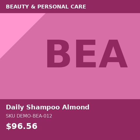 [DEMO-BEA-012] Daily Shampoo Almond