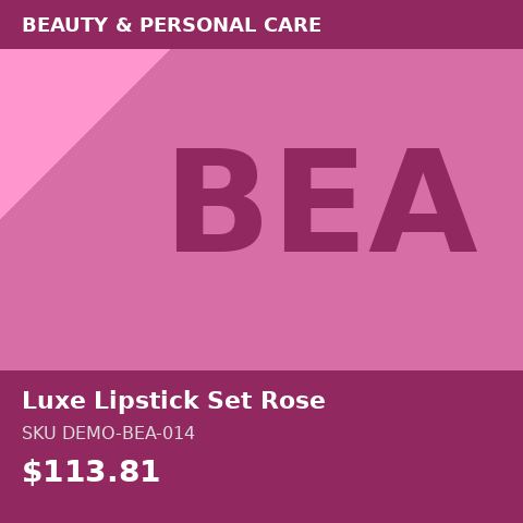 Luxe Lipstick Set Rose