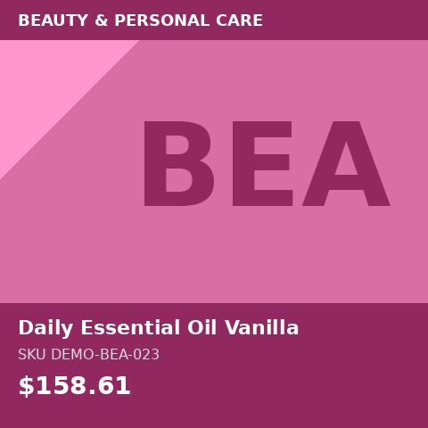 Daily Essential Oil Vanilla