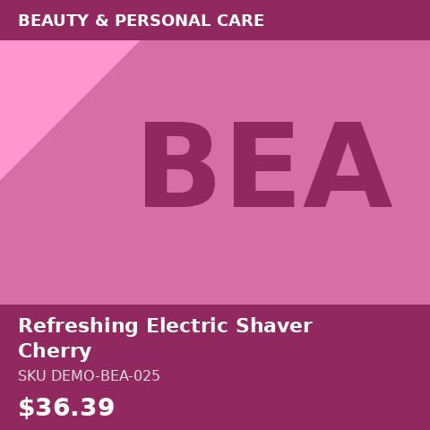 Refreshing Electric Shaver Cherry