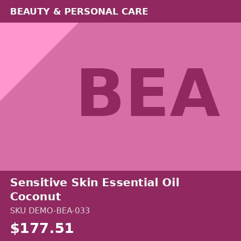 Sensitive Skin Essential Oil Coconut