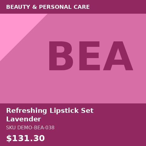 Refreshing Lipstick Set Lavender