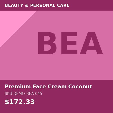Premium Face Cream Coconut