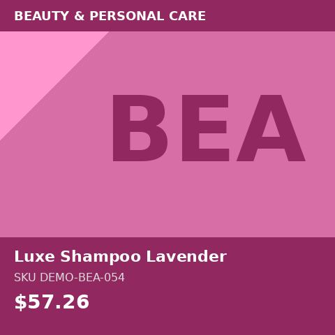 Luxe Shampoo Lavender