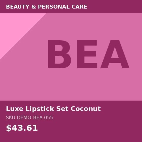 Luxe Lipstick Set Coconut