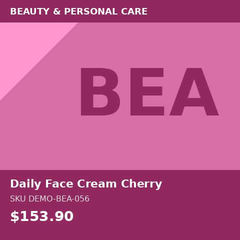 Daily Face Cream Cherry