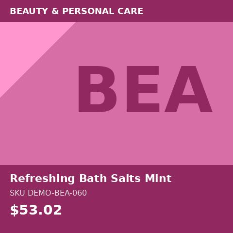Refreshing Bath Salts Mint