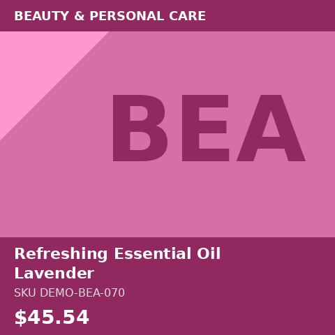 Refreshing Essential Oil Lavender