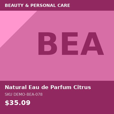 Natural Eau de Parfum Citrus