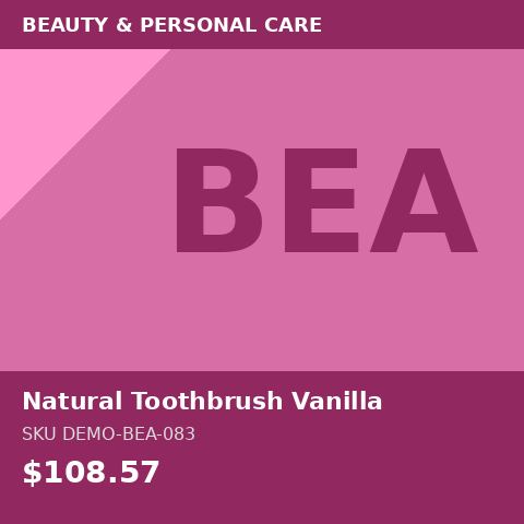 Natural Toothbrush Vanilla