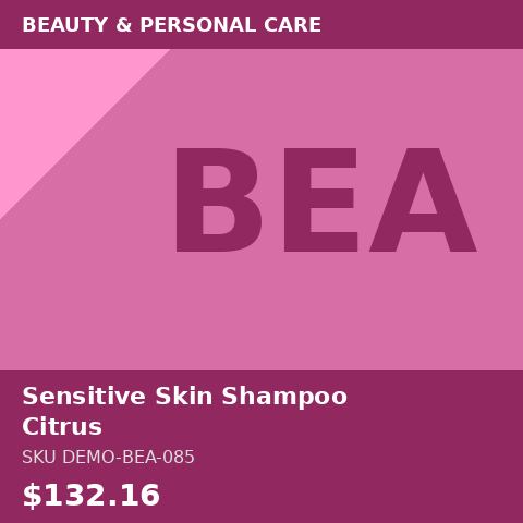 Sensitive Skin Shampoo Citrus