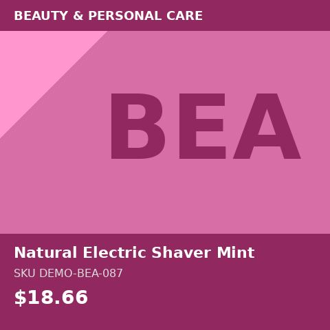 Natural Electric Shaver Mint