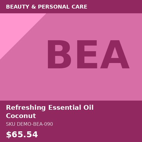 Refreshing Essential Oil Coconut