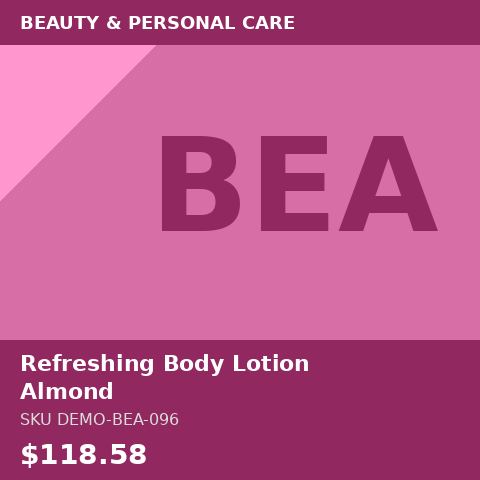 [DEMO-BEA-096] Refreshing Body Lotion Almond