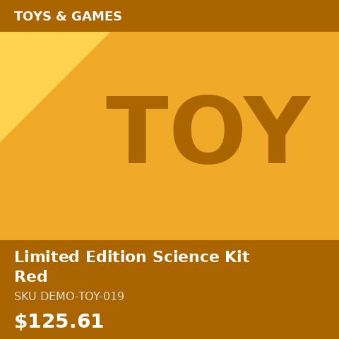 [DEMO-TOY-019] Limited Edition Science Kit Red