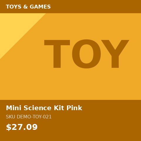 [DEMO-TOY-021] Mini Science Kit Pink