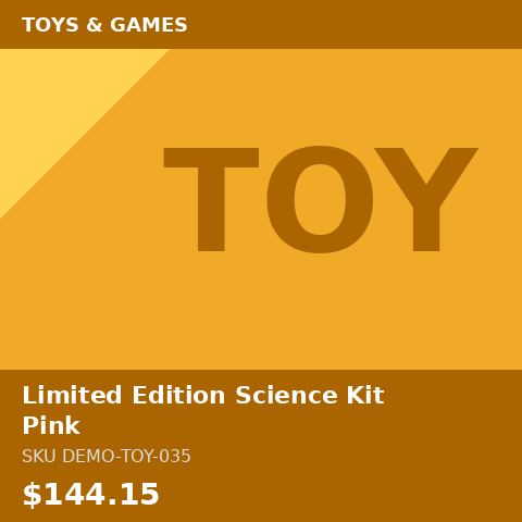 [DEMO-TOY-035] Limited Edition Science Kit Pink