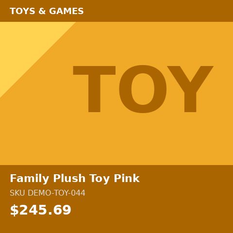 [DEMO-TOY-044] Family Plush Toy Pink