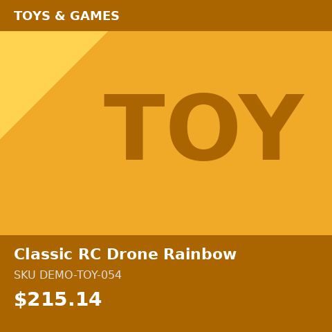 Classic RC Drone Rainbow
