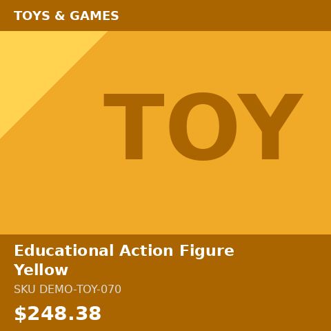 Educational Action Figure Yellow