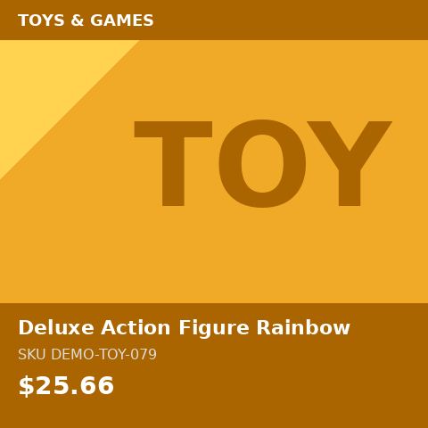 [DEMO-TOY-079] Deluxe Action Figure Rainbow