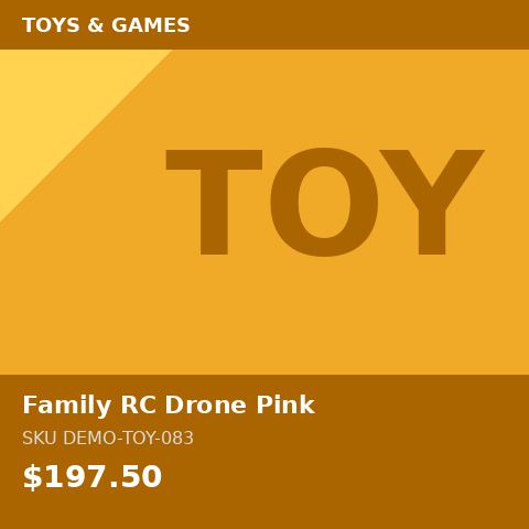 [DEMO-TOY-083] Family RC Drone Pink