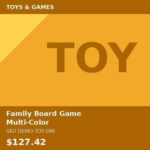 [DEMO-TOY-096] Family Board Game Multi-Color