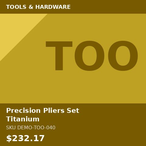 Precision Pliers Set Titanium