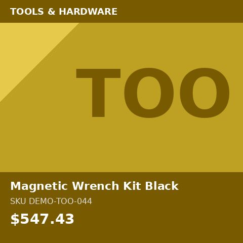 Magnetic Wrench Kit Black