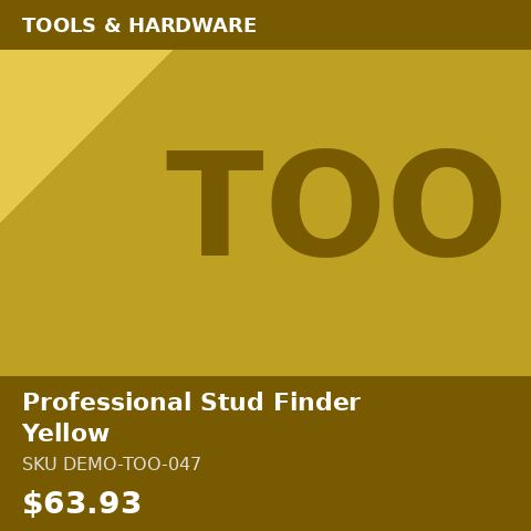 Professional Stud Finder Yellow