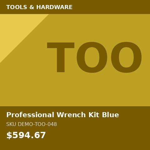 Professional Wrench Kit Blue