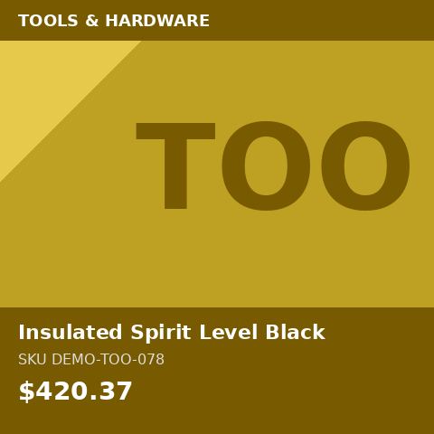 Insulated Spirit Level Black