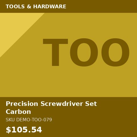 Precision Screwdriver Set Carbon