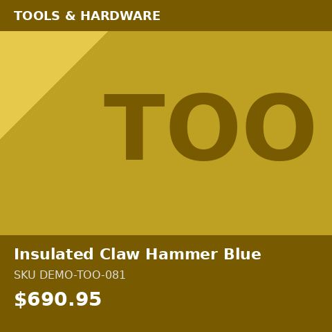 Insulated Claw Hammer Blue