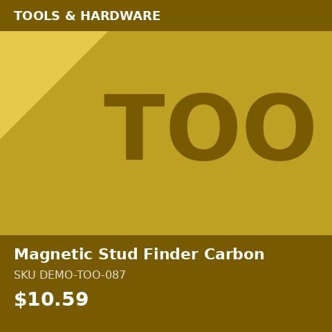 Magnetic Stud Finder Carbon