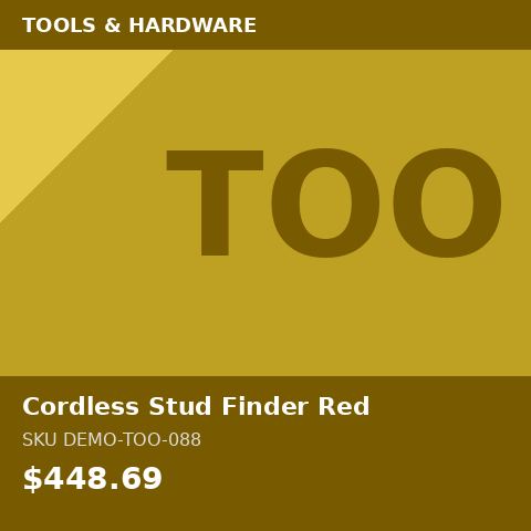 Cordless Stud Finder Red