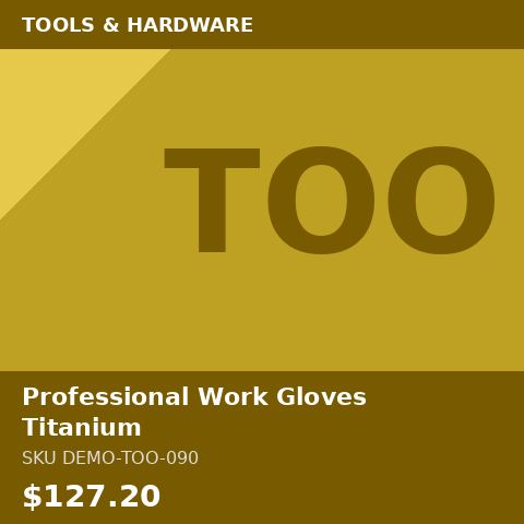 Professional Work Gloves Titanium