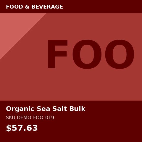 [DEMO-FOO-019] Organic Sea Salt Bulk