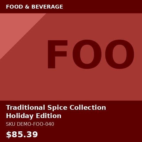 [DEMO-FOO-040] Traditional Spice Collection Holiday Edition