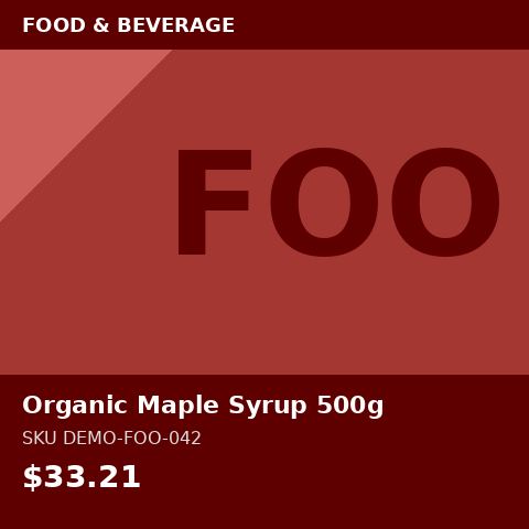 Organic Maple Syrup 500g