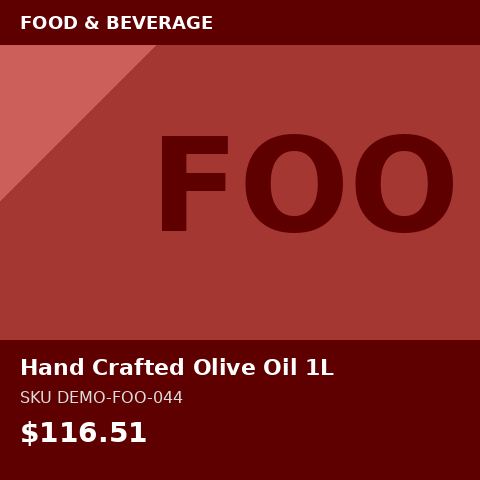 Hand Crafted Olive Oil 1L