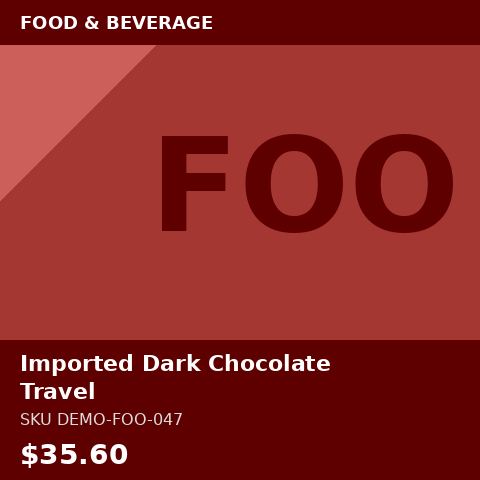 Imported Dark Chocolate Travel