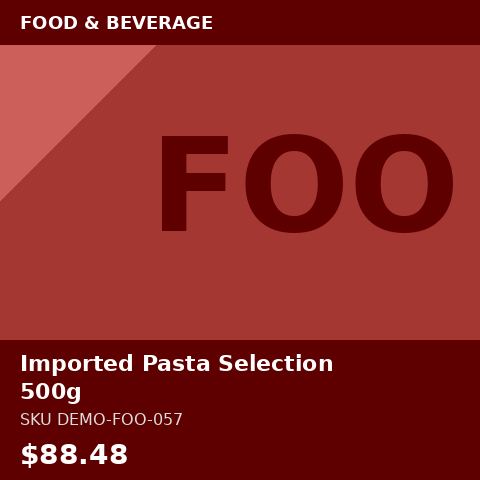 Imported Pasta Selection 500g